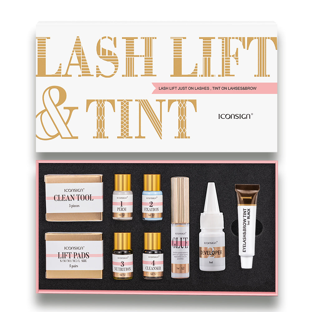 Kit rehaussement et teinture de cil