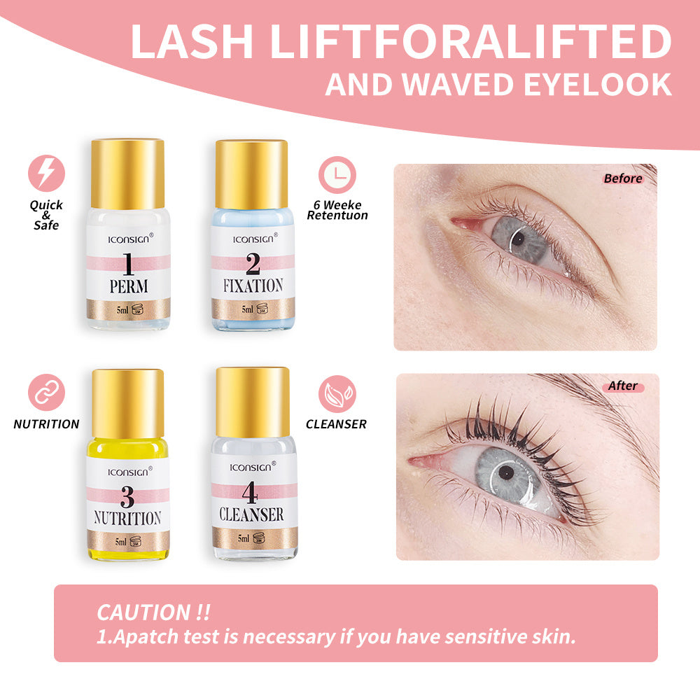 Kit rehaussement et teinture de cil