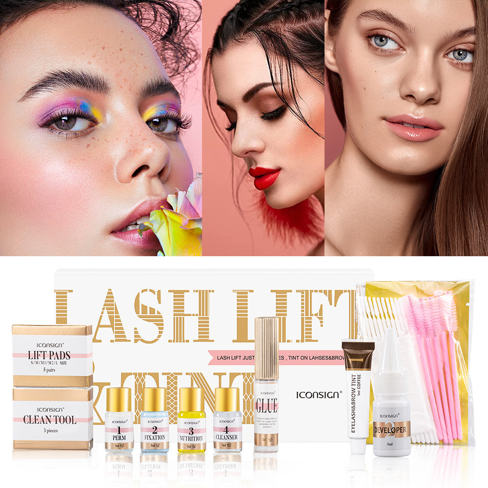 Kit rehaussement et teinture de cil