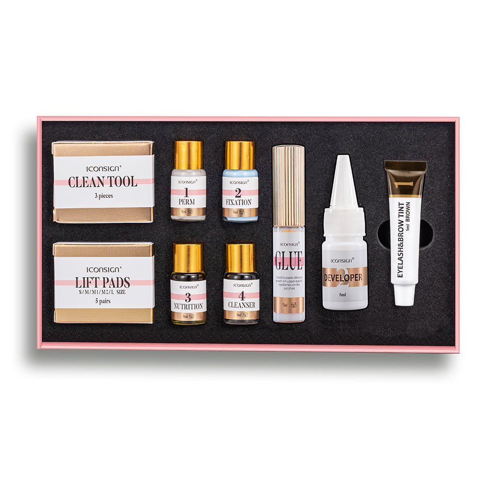 Kit rehaussement et teinture de cil
